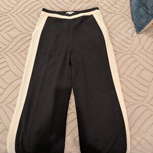 H&M tuxedo stripe wide leg pants